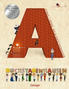 Cover Buchstabenhausen von Jonas Tjäder und Maja Knochenhauer